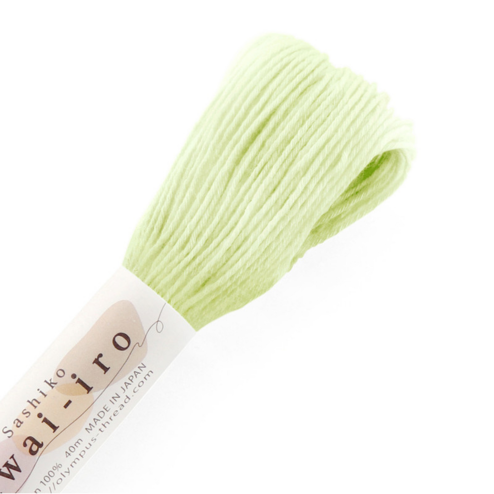 Olympus Sashiko Thread 40m Awai-iro A12 Lime Yellow