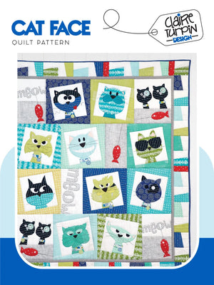 Catface Applique Quilt Pattern