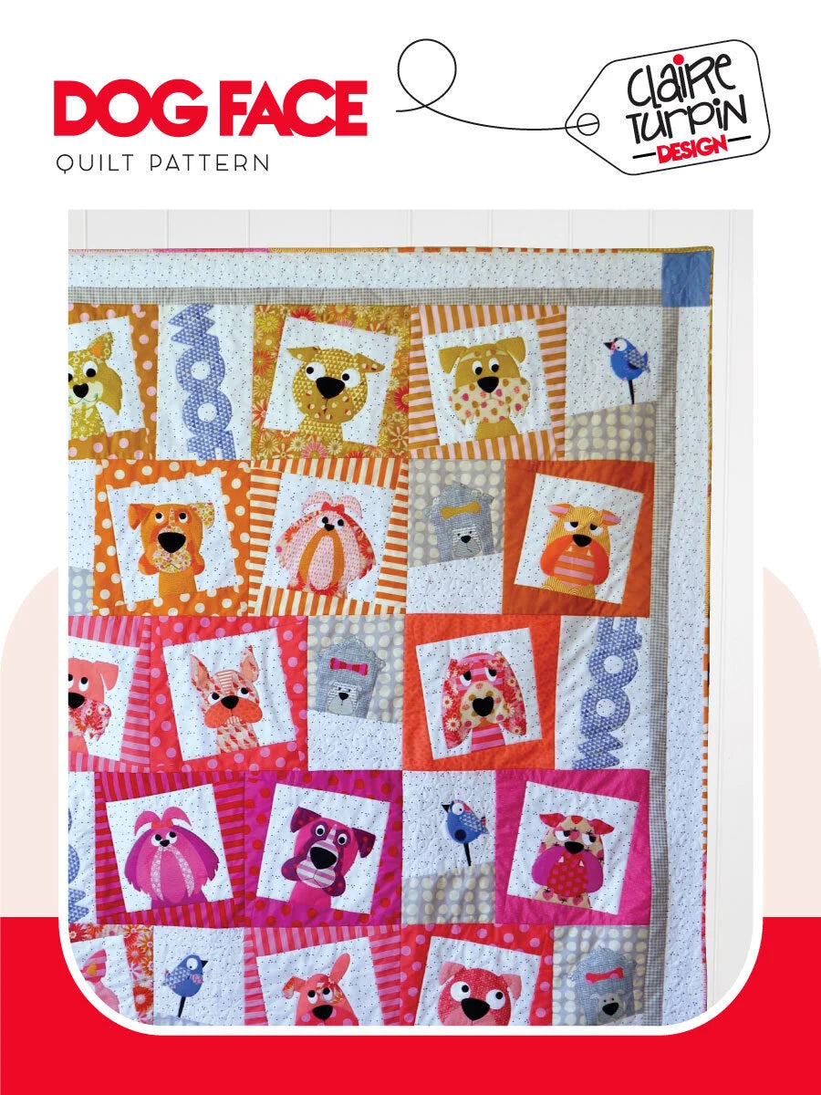 Dogface Applique Quilt Pattern
