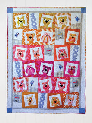 Dogface Applique Quilt Pattern
