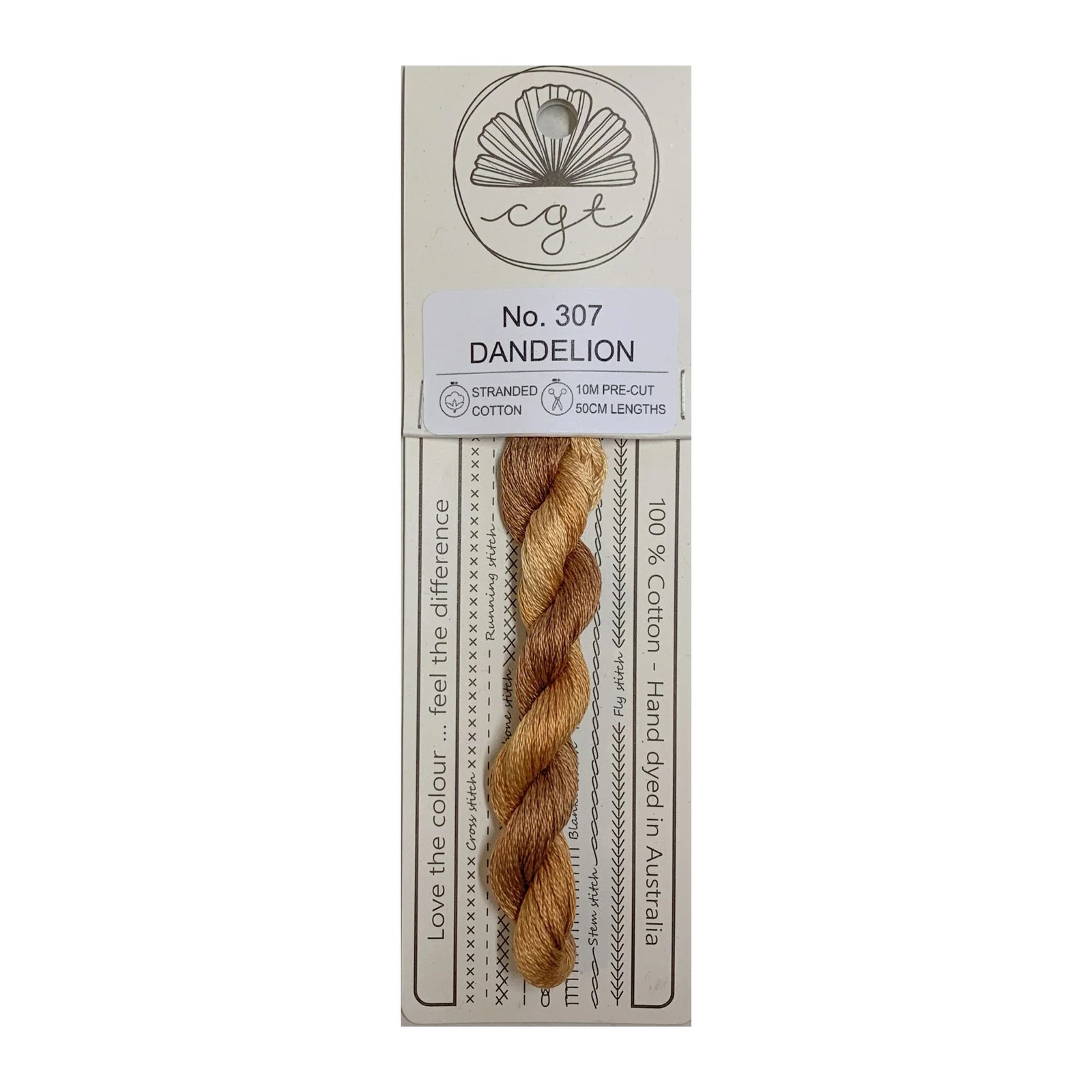 Cottage Garden Thread Stranded Cotton No. 307 Dandelion