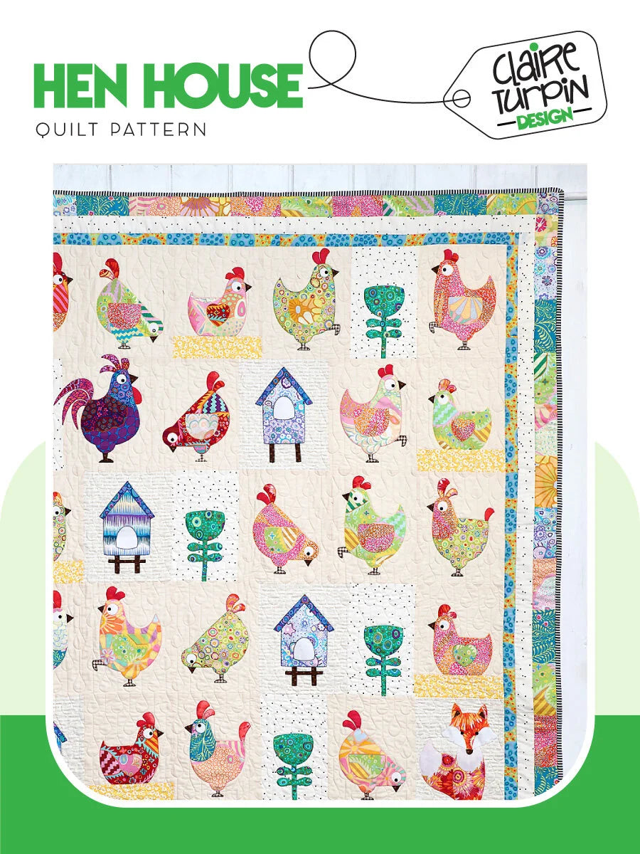 Hen House Applique Quilt Pattern