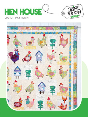 Hen House Applique Quilt Pattern