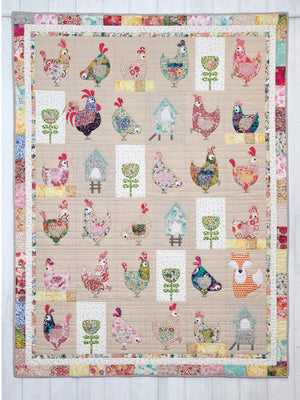 Hen House Applique Quilt Pattern