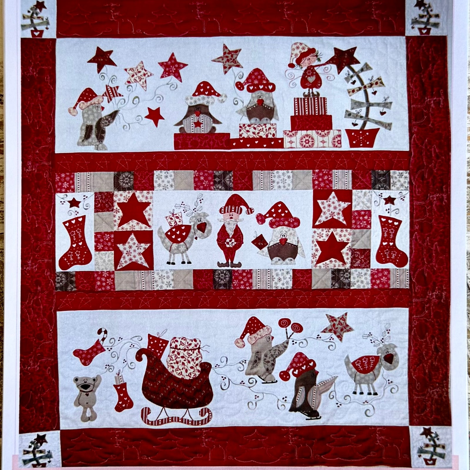 Penguin Parade Quilt Pattern
