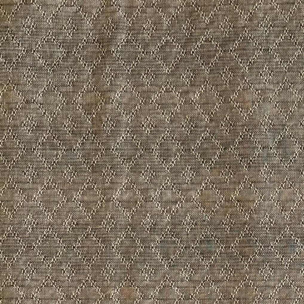 Beige Diamonds - Yarn-Dyed Fabric - $30 Per Metre