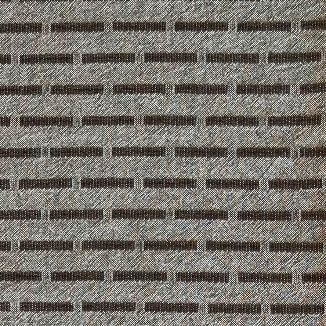 Grey Squares & Stripes - Yarn-Dyed Fabric - $50 Per Metre