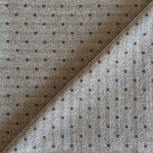 Grey Squares & Stripes - Yarn-Dyed Fabric - $50 Per Metre