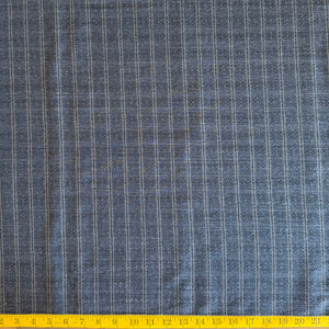 Indigo & Brown Stripe - Yarn-Dyed Fabric - $26 Per Metre