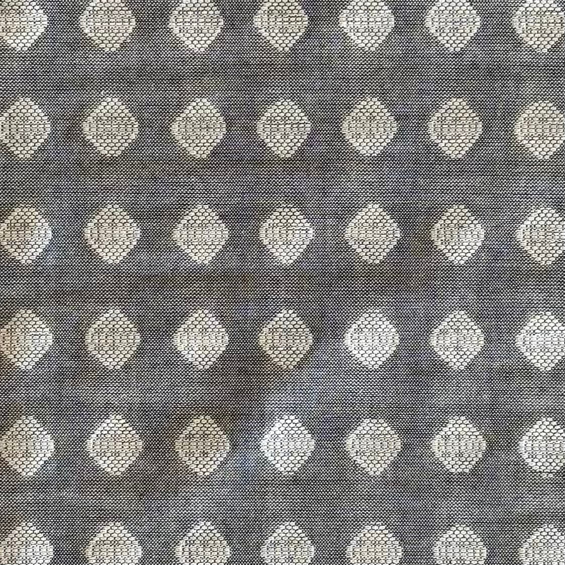 Grey Diamonds - Yarn-Dyed Fabric - $44 Per Metre