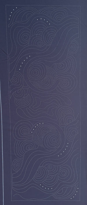 Tidal Pools Pre-Printed Sashiko Panel