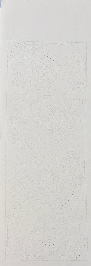 Tidal Pools Pre-Printed Sashiko Panel