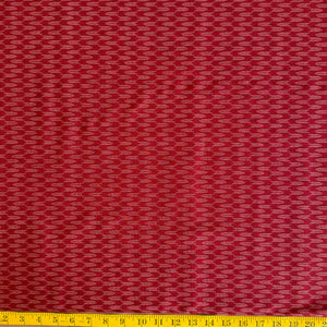 Red Arrows - Cotton Print Fabric - $30 Per Metre
