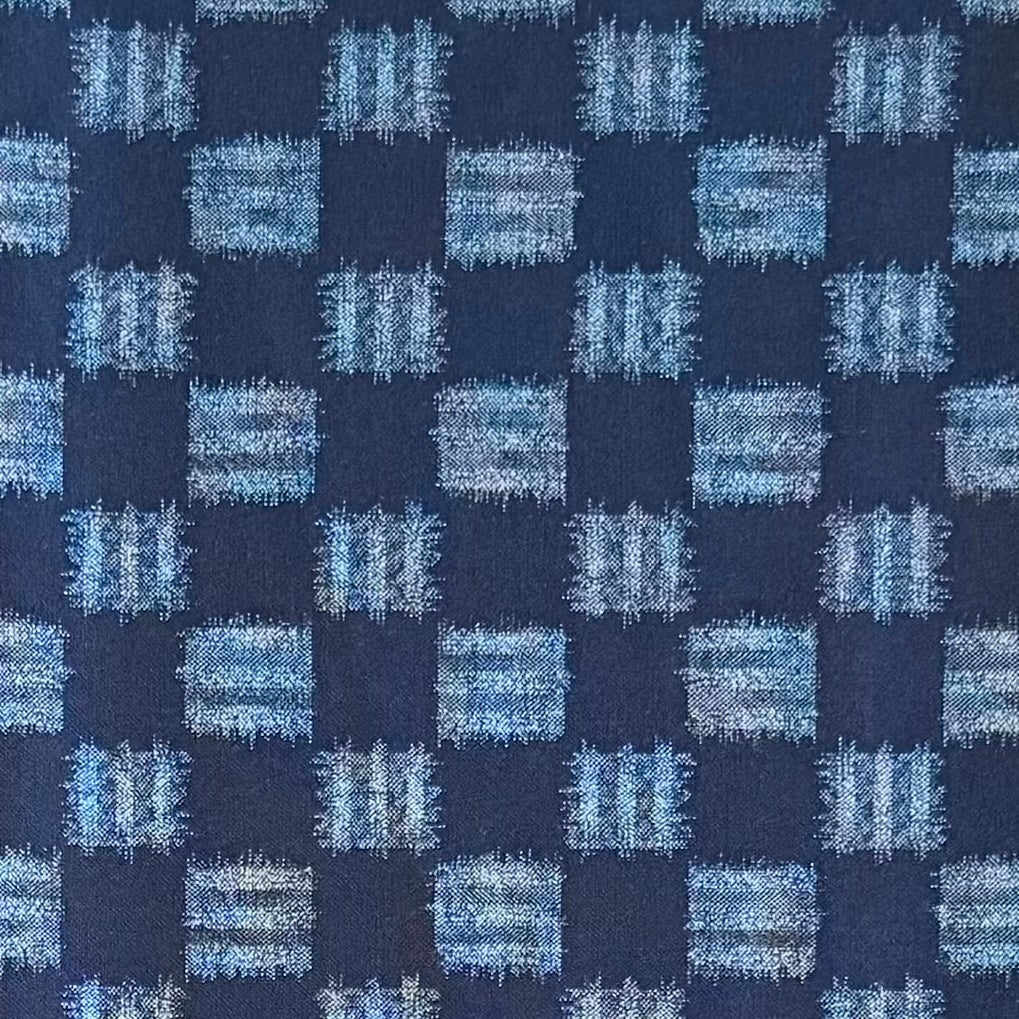 Solid Crosshatch - Cotton Print Fabric - $28 Per Metre