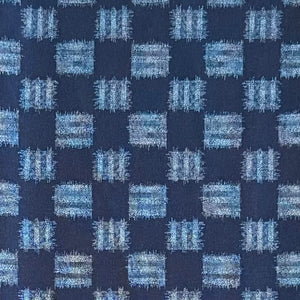 Solid Crosshatch - Cotton Print Fabric - $28 Per Metre
