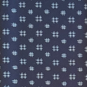 Mini Scattered Crosshatch - Cotton Print Fabric - $30 Per Metre