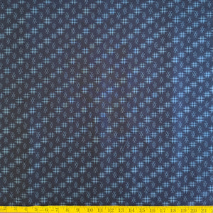 Diagonal Crosshatch - Cotton Print Fabric - $30 Per Metre