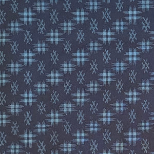 Diagonal Crosshatch - Cotton Print Fabric - $30 Per Metre