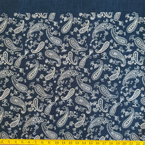 Flowing Paisley - Cotton Print Fabric - $55 Per Metre