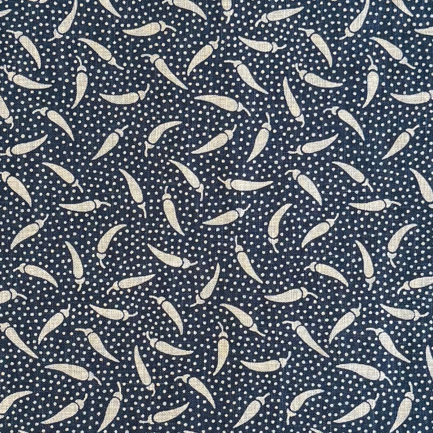 Chilli Pepper - Cotton Print Fabric - $55 Per Metre