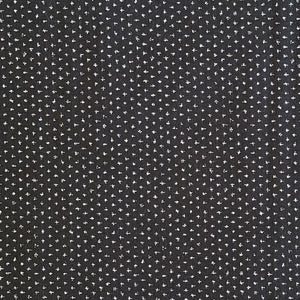 Black & White Distressed Crosses - Cotton Print Fabric - $45 Per Metre