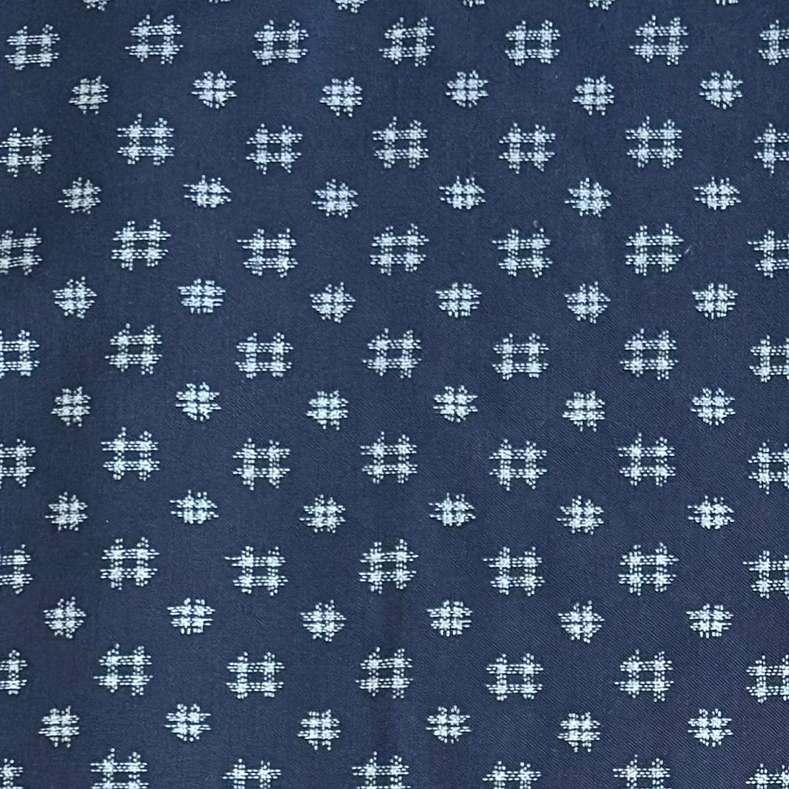 Mini Scattered Crosshatch - Cotton Print Fabric - $30 Per Metre