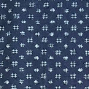 Mini Scattered Crosshatch - Cotton Print Fabric - $30 Per Metre