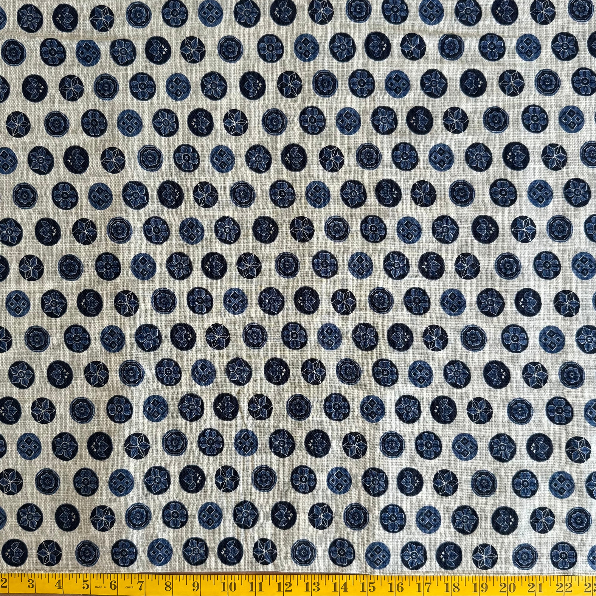 Blossom Spots - Cotton Print Fabric - $32 Per Metre