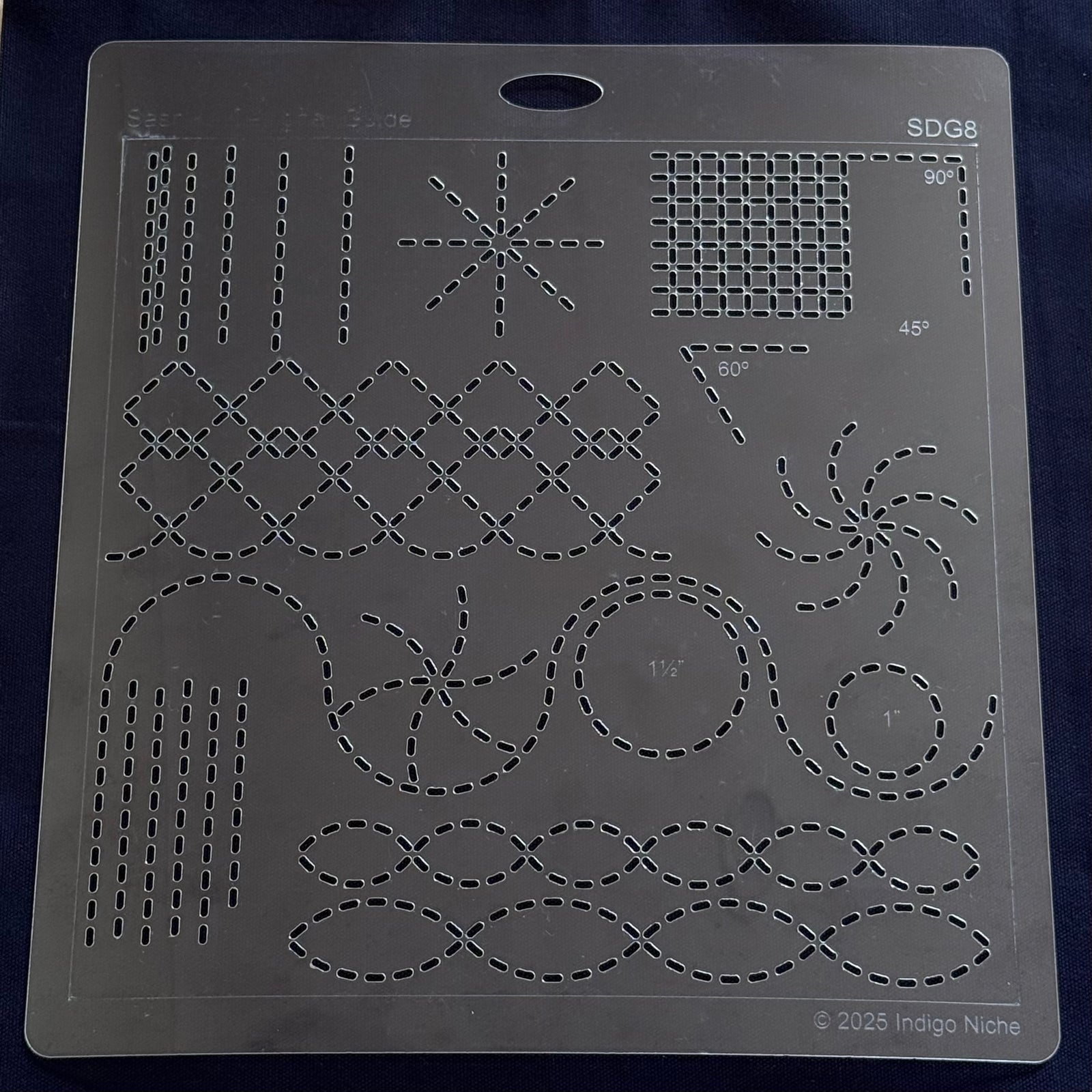 Sashiko Designer Guide Large Sashiko Template