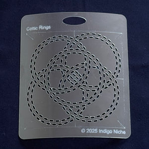 Celtic Rings Small Sashiko Template