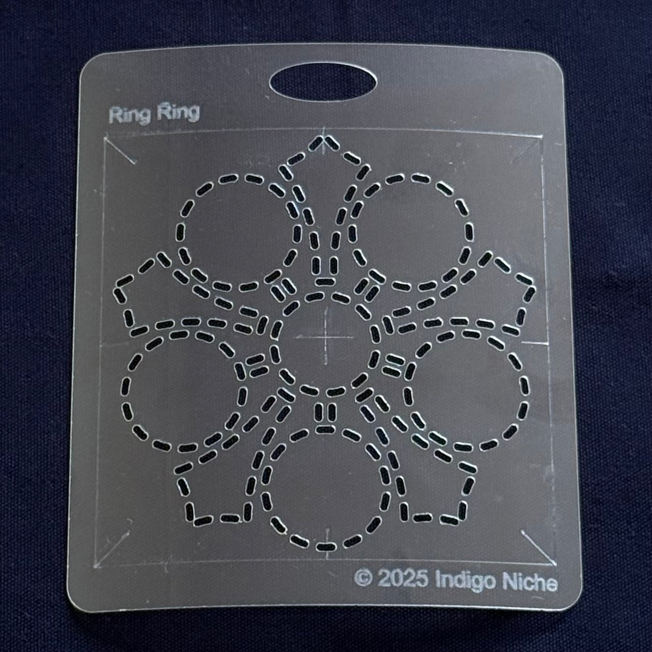 Ring Ring Small Sashiko Template