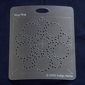 Ring Ring Small Sashiko Template