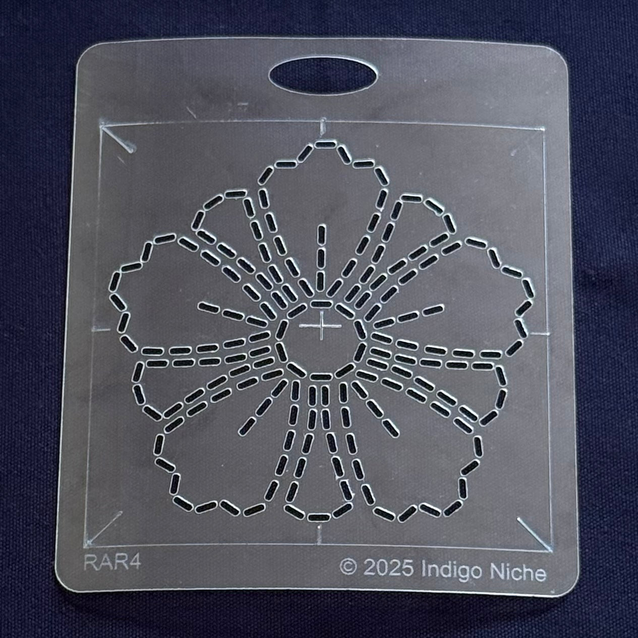 Ring A Rose Small Sashiko Template