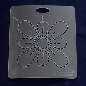 Daisy Rings Small Sashiko Template