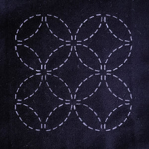 Shippo Seven Treasures Small Sashiko Template
