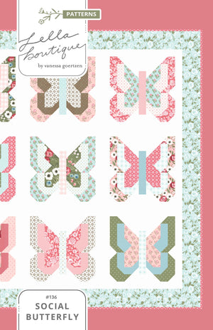Social Butterfly Quilt Pattern