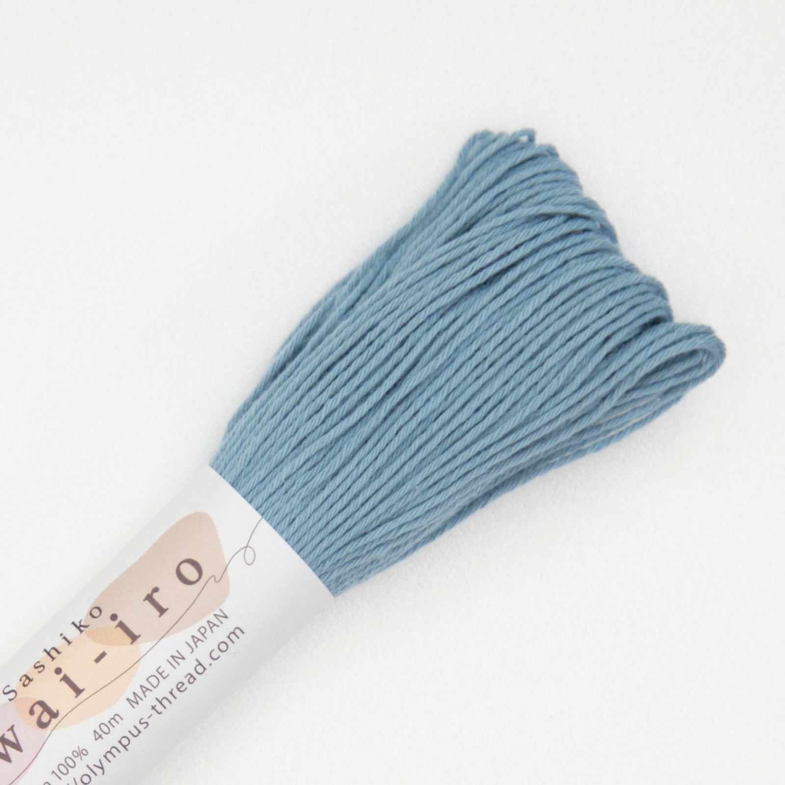 Olympus Sashiko Thread 40m Awai-iro A9 Smokey Blue