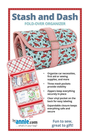 Stash and Dash Fold-Over Organiser Pattern