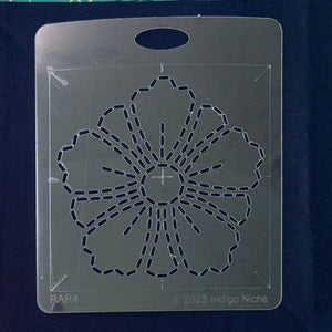 Ring A Rose Small Sashiko Template