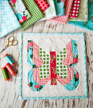 Social Butterfly Mini Quilt Pattern