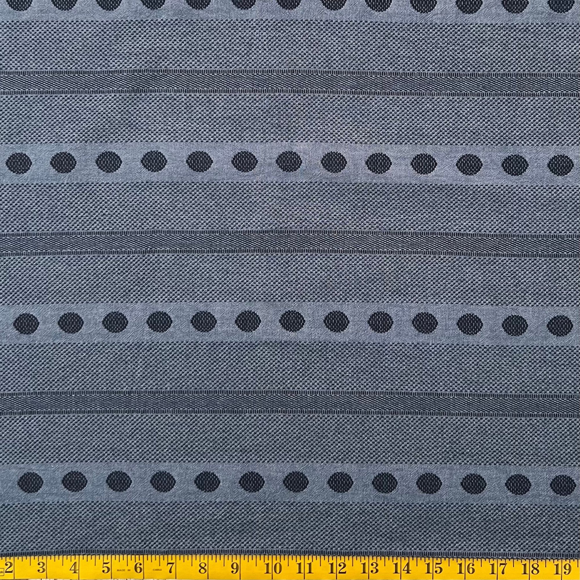 Blue Rail Yarn-Dyed Fabric - 1M Pre-Cut