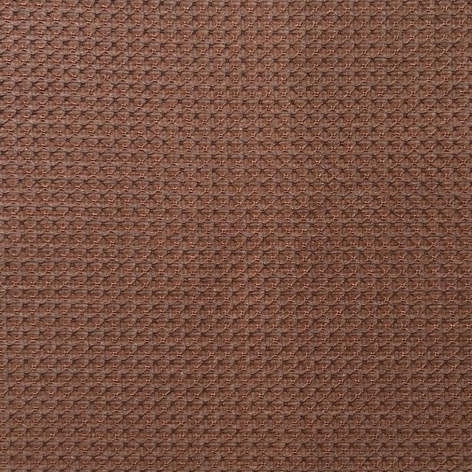 Brown Check - Yarn-Dyed Fabric - $32 Per Metre