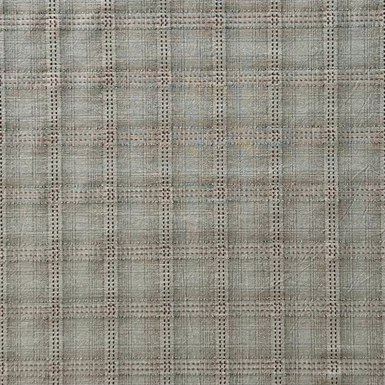 Brown & Terracotta Check - Yarn-Dyed Fabric - $44 Per Metre