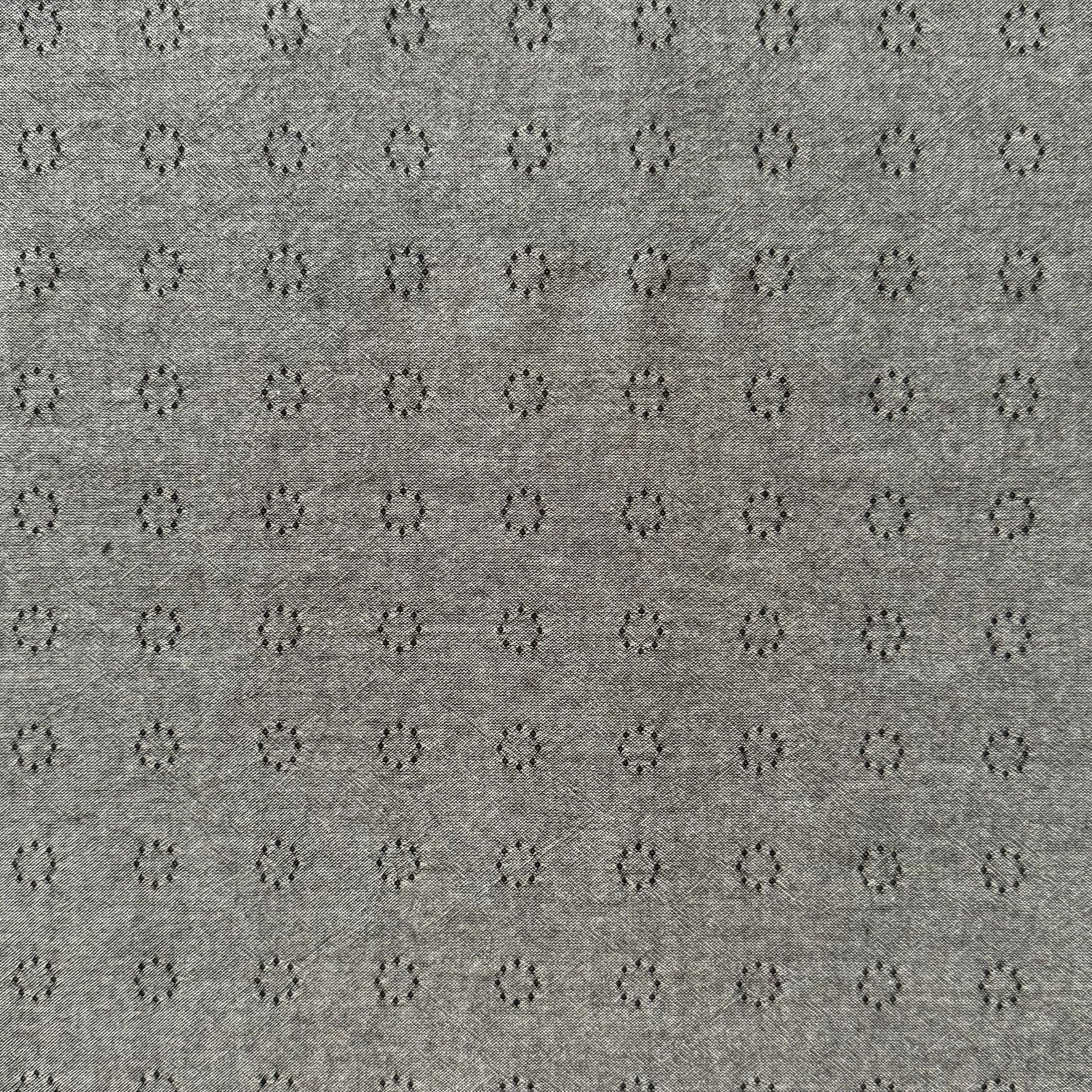 Dotted Grey - Yarn-Dyed Fabric - $42 Per Metre