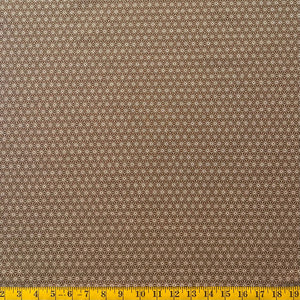 Classic Asanoha Gold - Cotton Print Fabric - $30 Per Metre