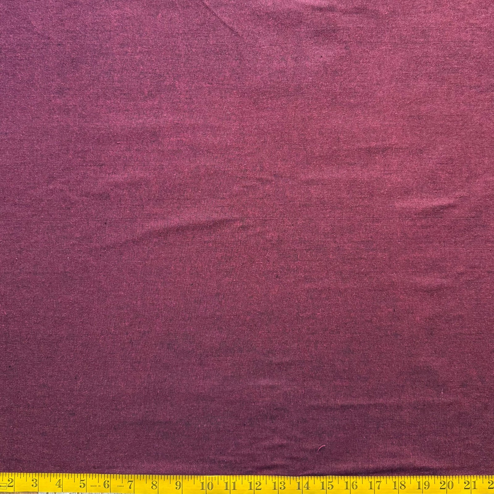 Red Wine Cotton Fabric - $30 Per Metre