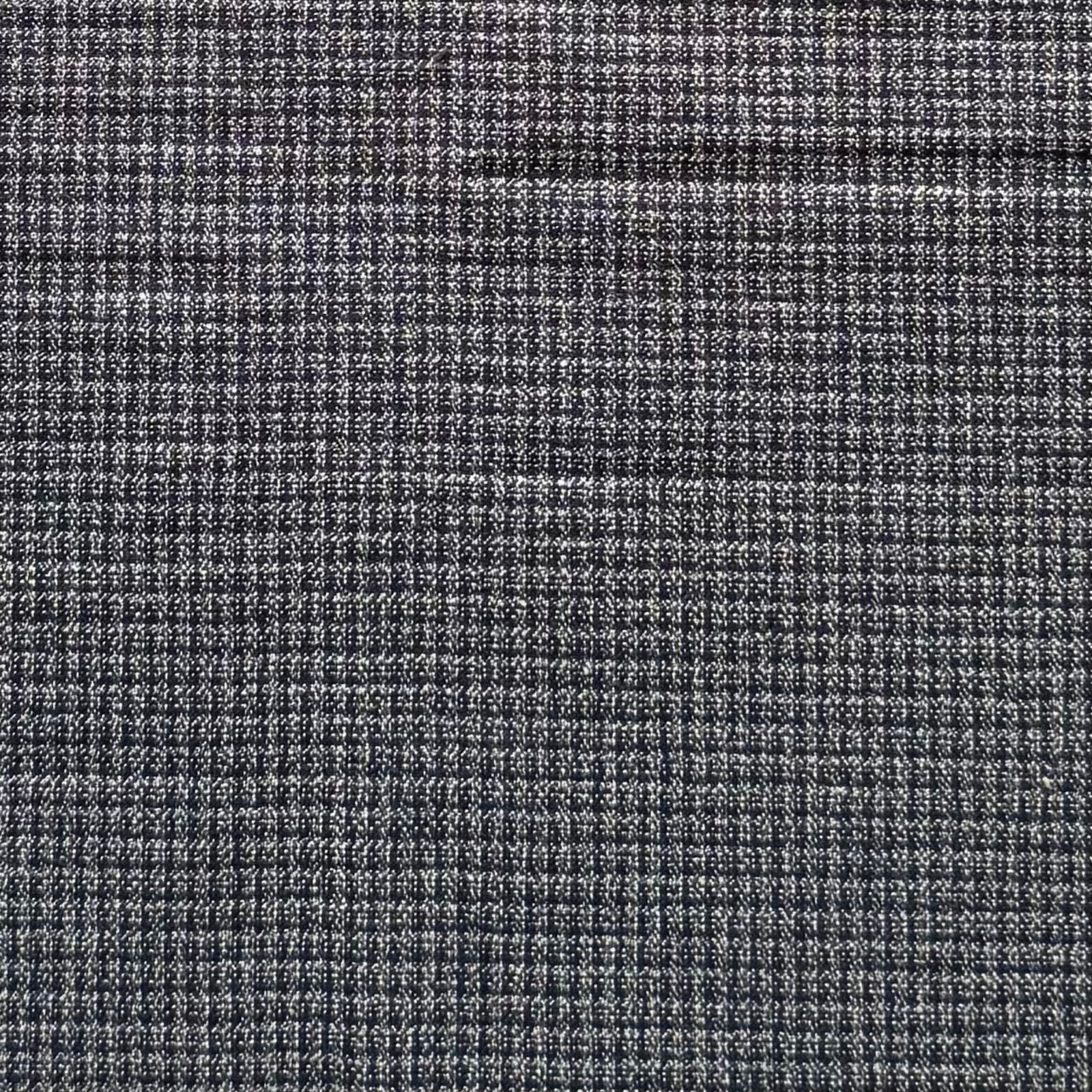 Indigo Squares - Yarn-Dyed Fabric - $33 Per Metre