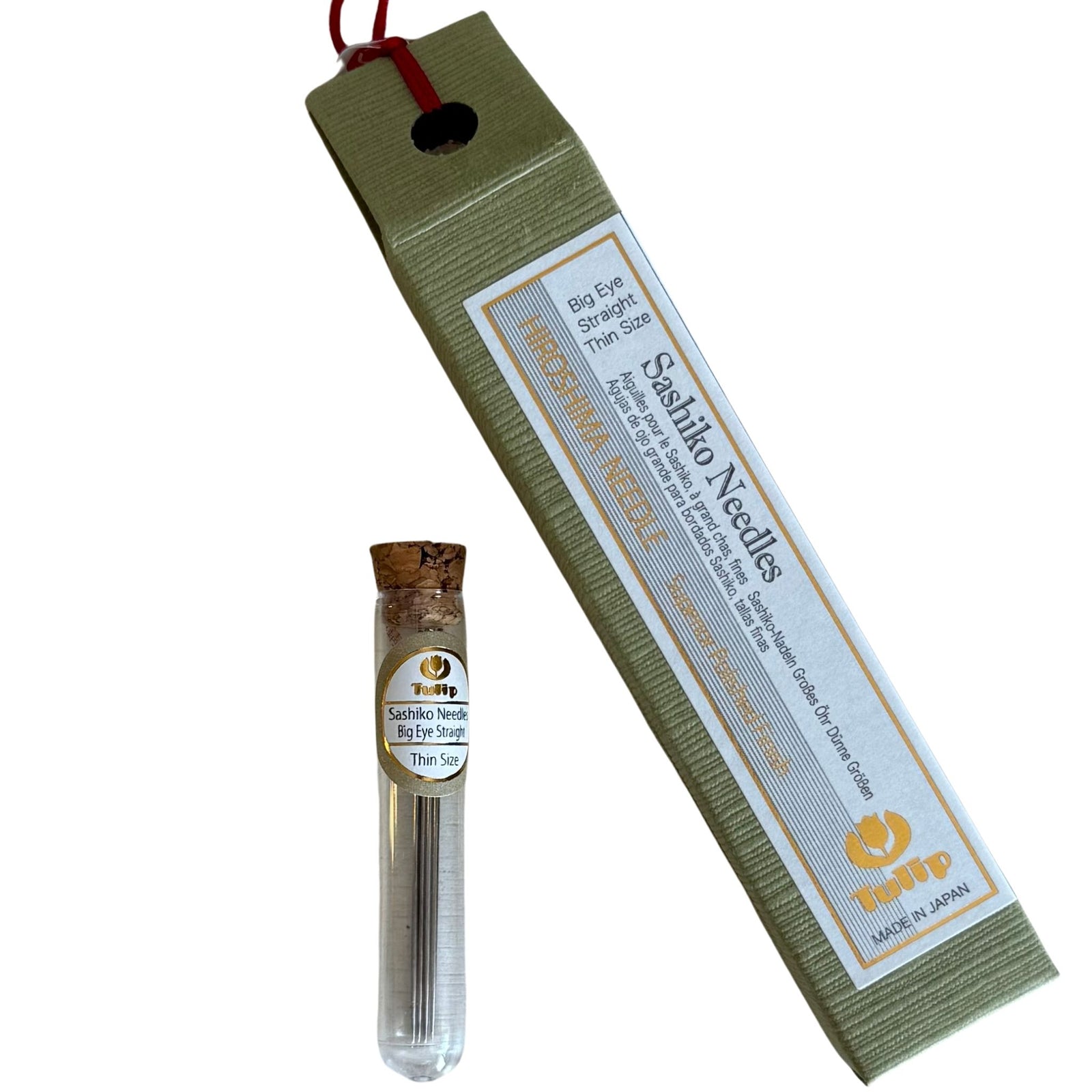 Tulip - Sashiko Needles - Big Eye - Straight - Thin Size