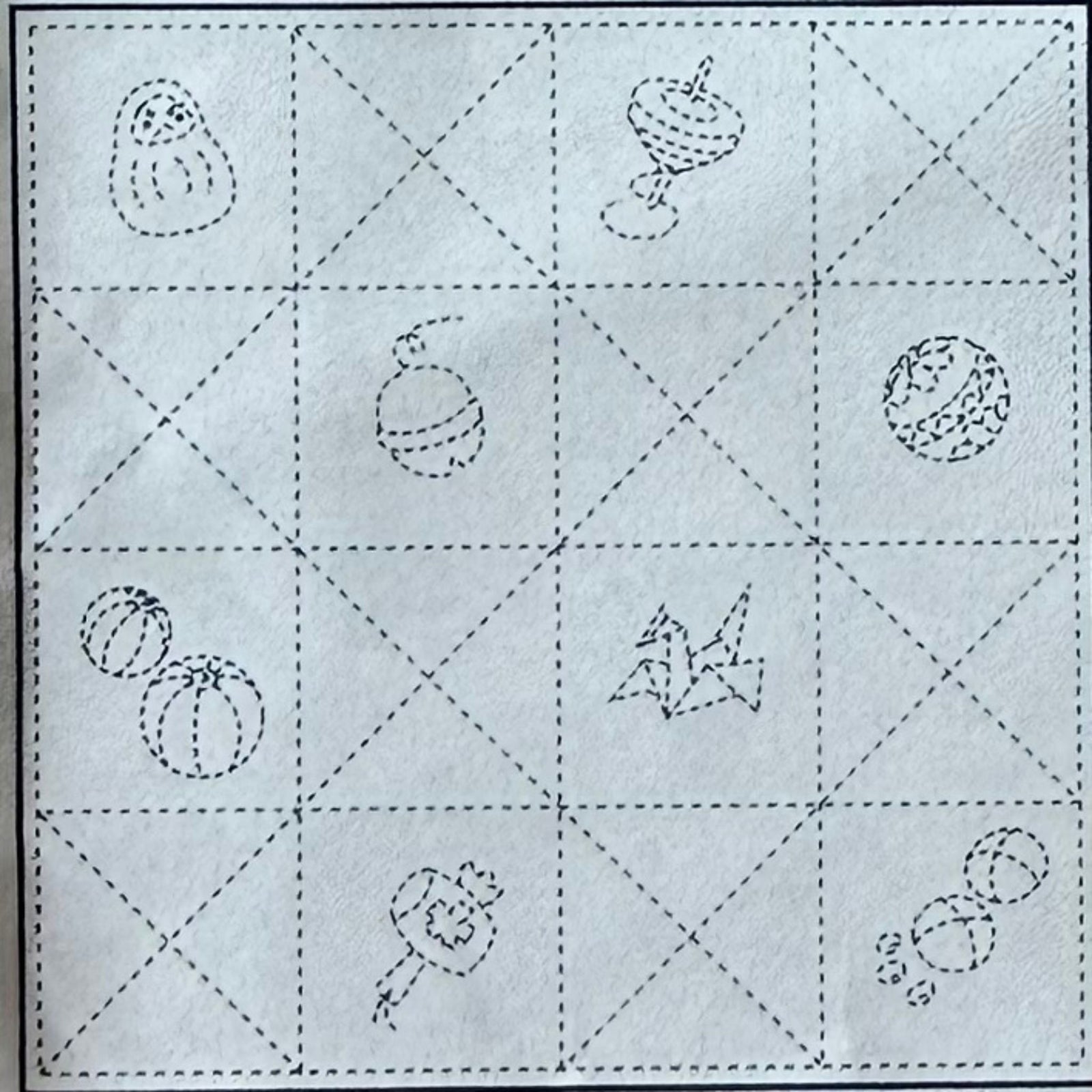 Sashiko Sampler - White - 843K-110