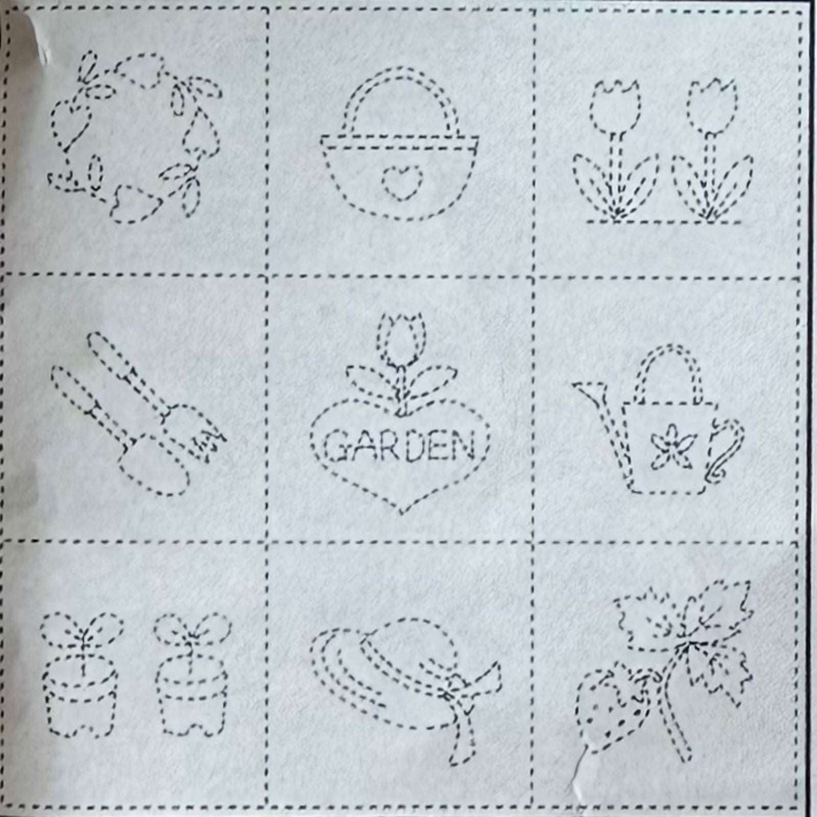 Sashiko Sampler - White - 843K-113